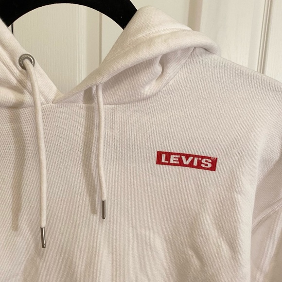 STAR WARS LEVI’S R2-D2 C-3PO WHITE HOODIE SWEATER - Picture 4 of 12